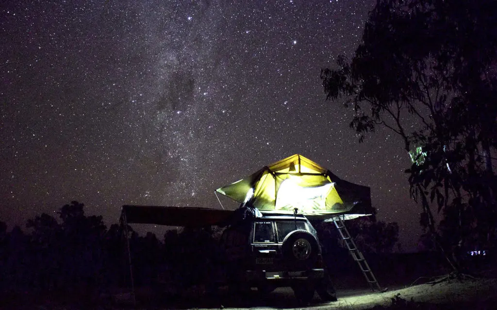 photo d'un ciel étoilé du Nord de l'Australie