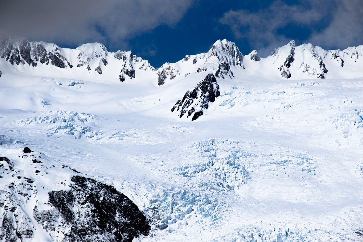 Glacier franz joseph en nouvelle-zélande