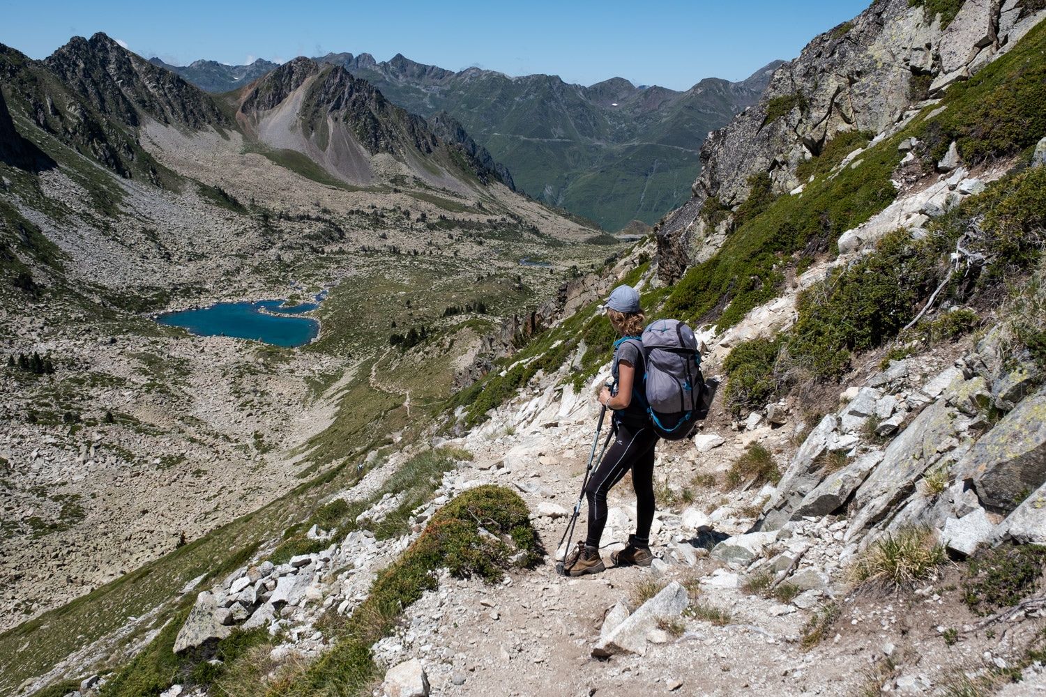 Lac estagnol, randonnée dans les Pyrénées réserve naturelle du Néouvielle