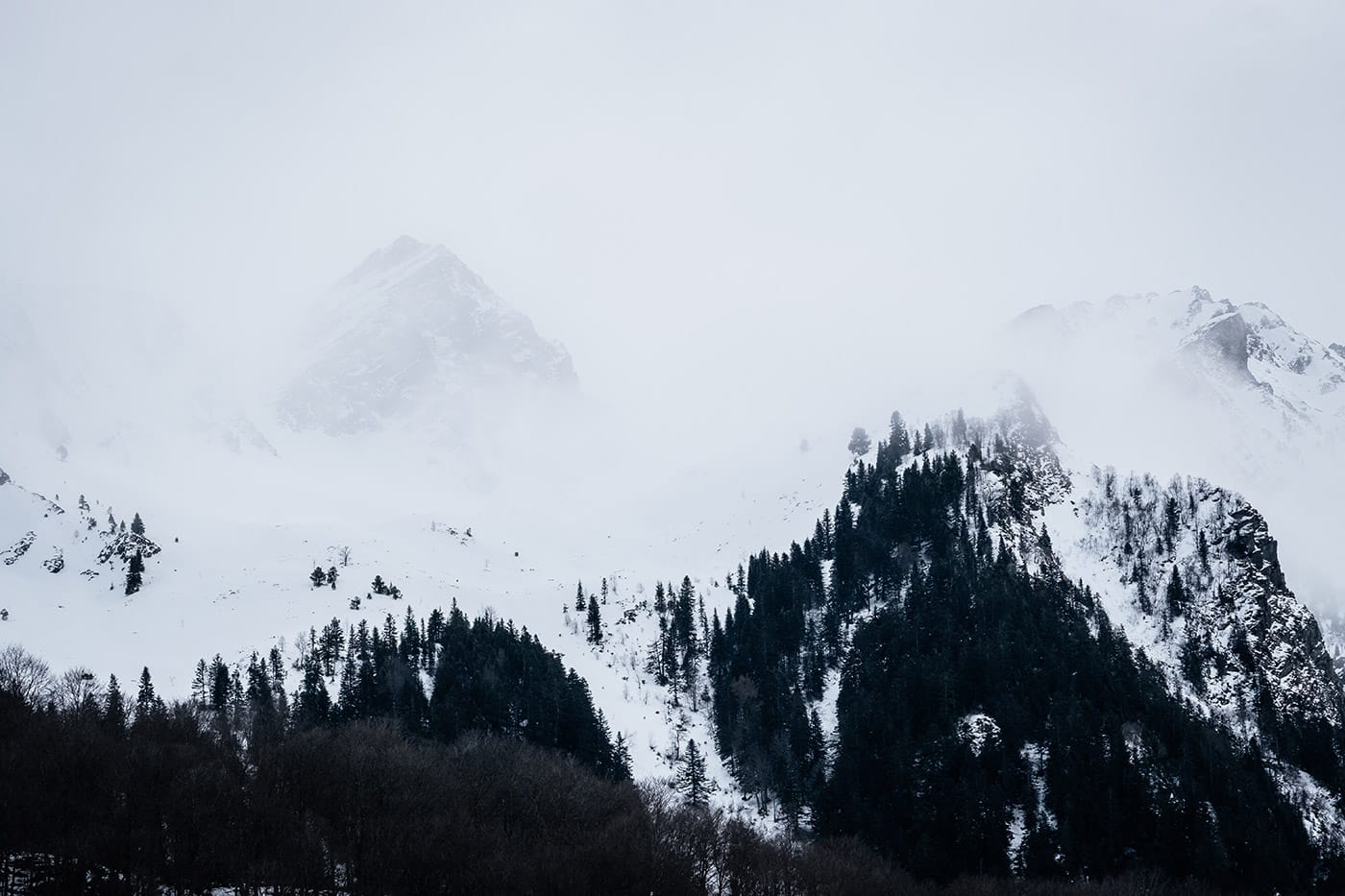 Ambiance hivernale sur le Val d'Azun