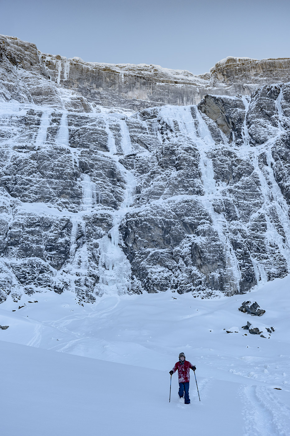 Cascade de Gavarnie en hiver : blog de randonnée pyrénées