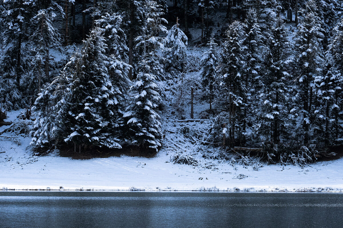 Lac de Payolle en hiver