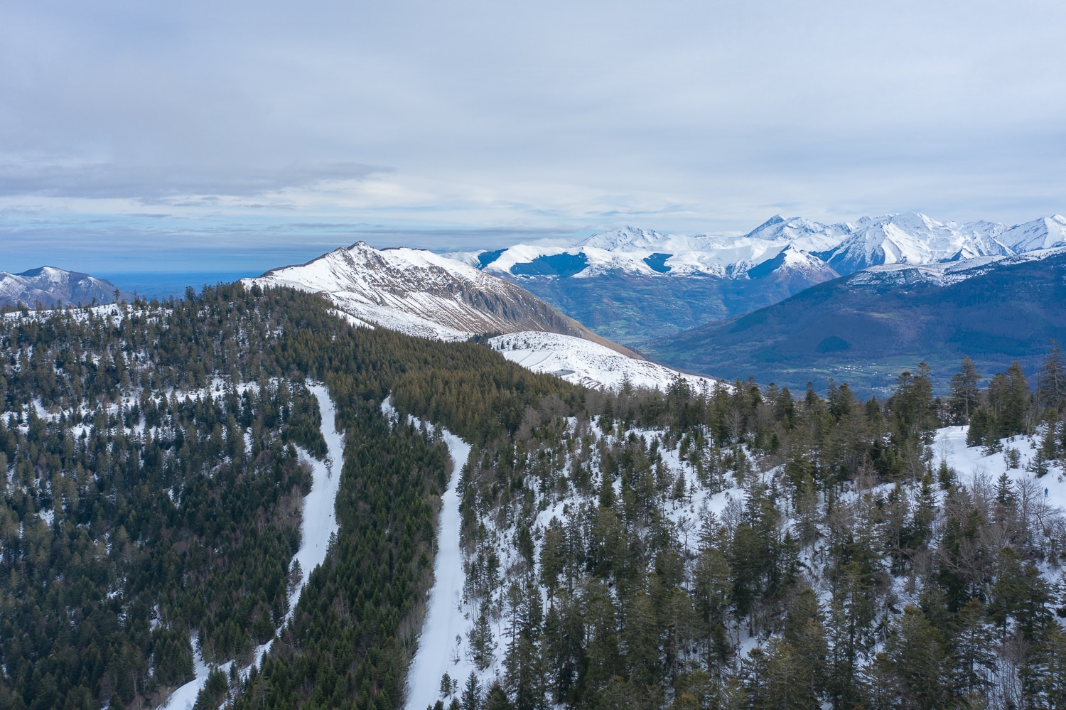 Drone en montagne : photo aérienne du Val d'Azun