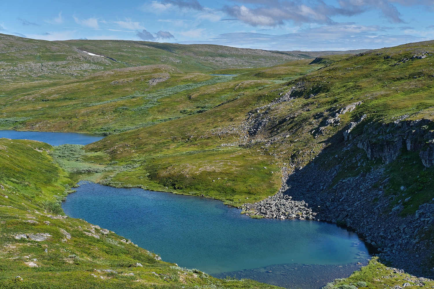 Lac magnifique Norvège du Nord
