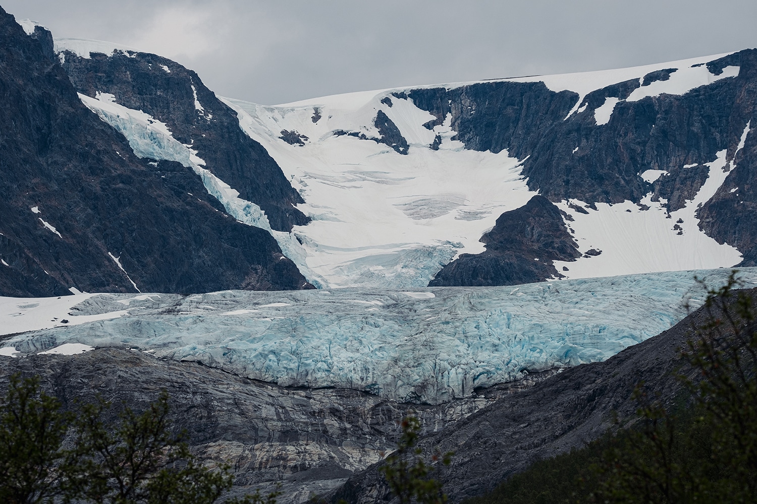 Randonnée point de vue des 3 glaciers en Norvège dans les Alpes de Lyngen