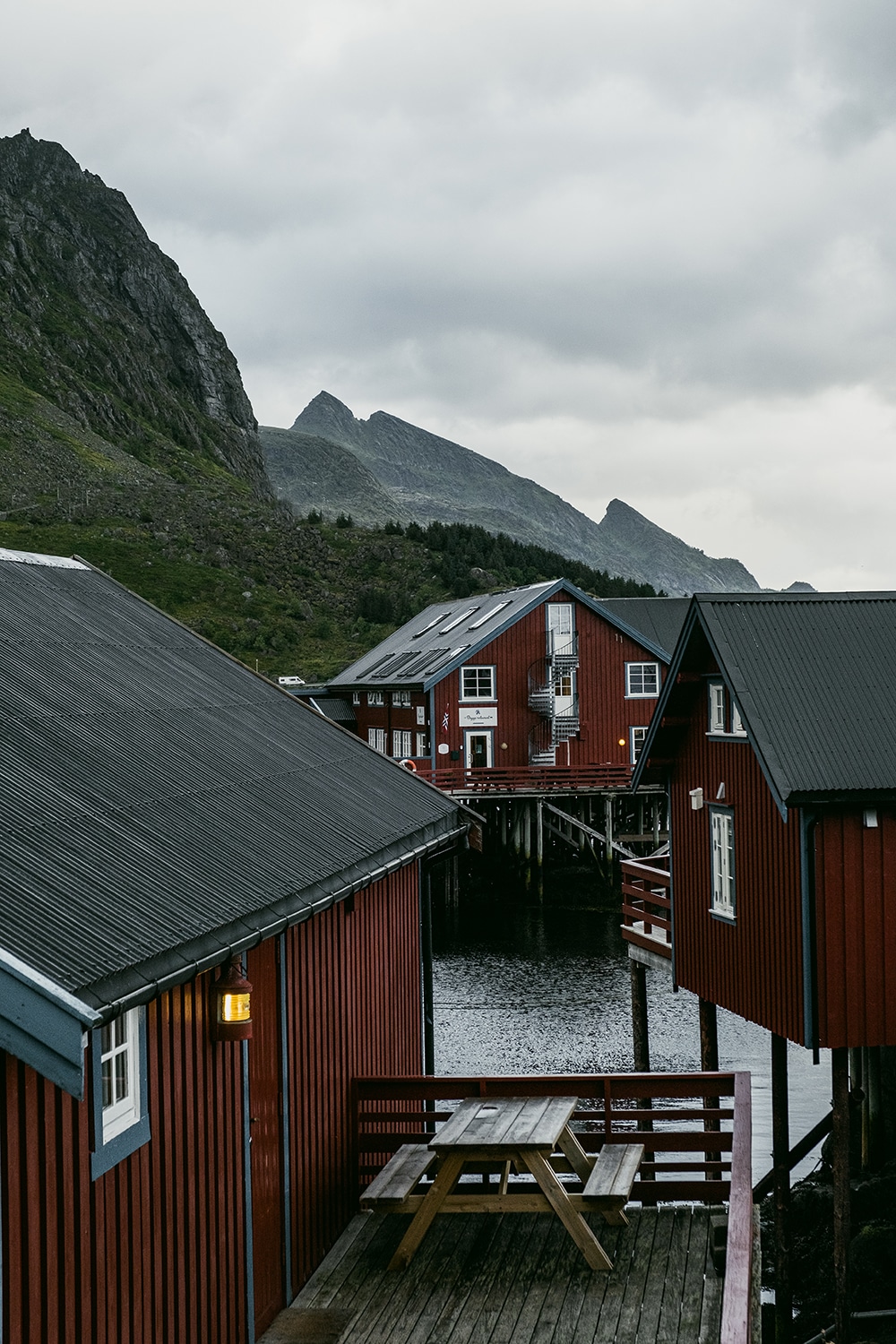 A i Lofoten village de pêcheurs