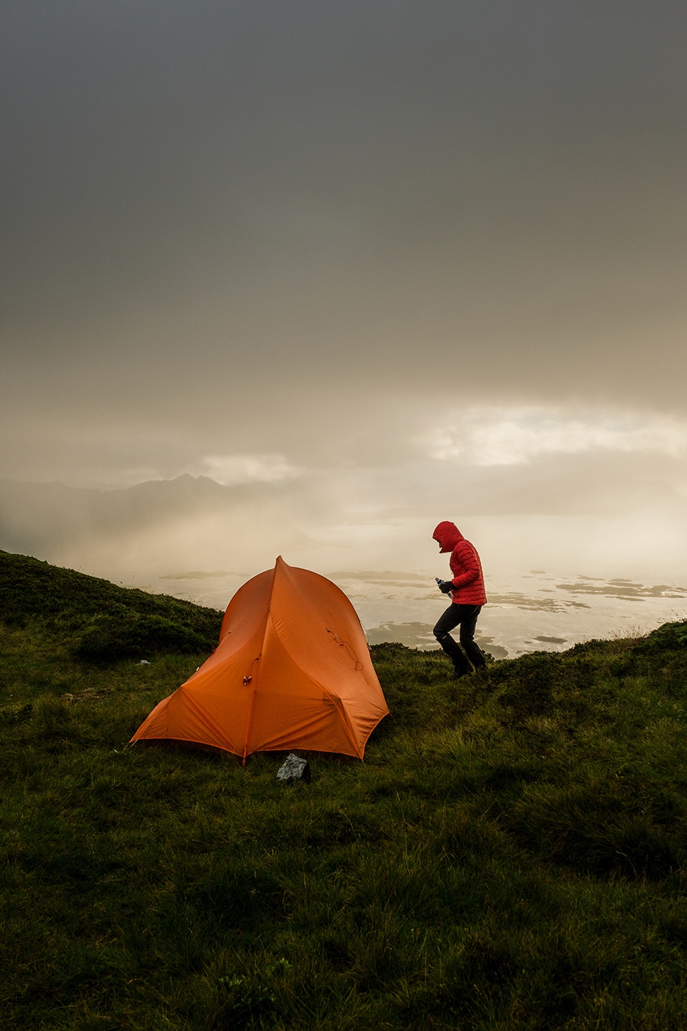 Bivouac et camping sauvage aux îles Lofoten en Norvège