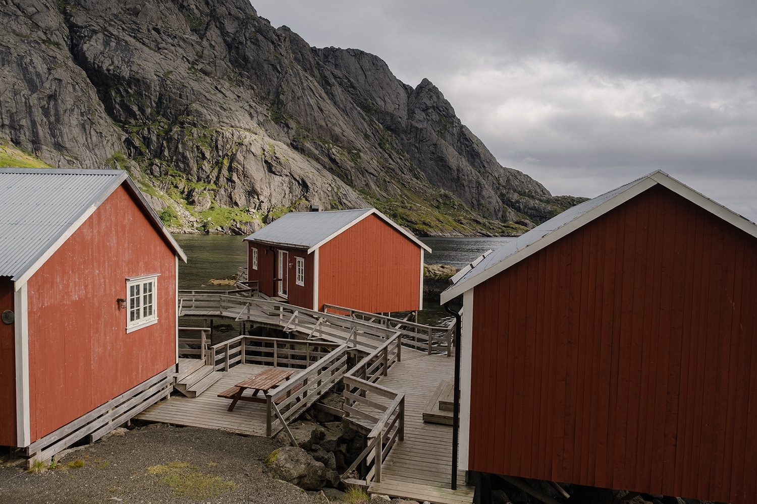 Cabane de pêcheur du village de Nusfjord