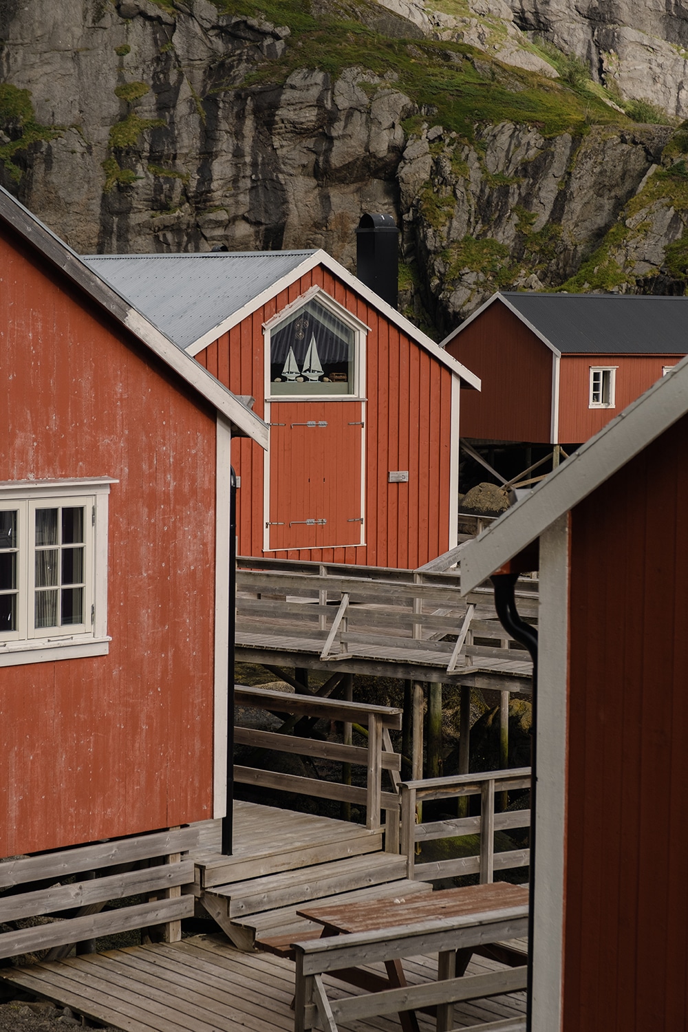 Village de Nusfjord cabane de pêcheur