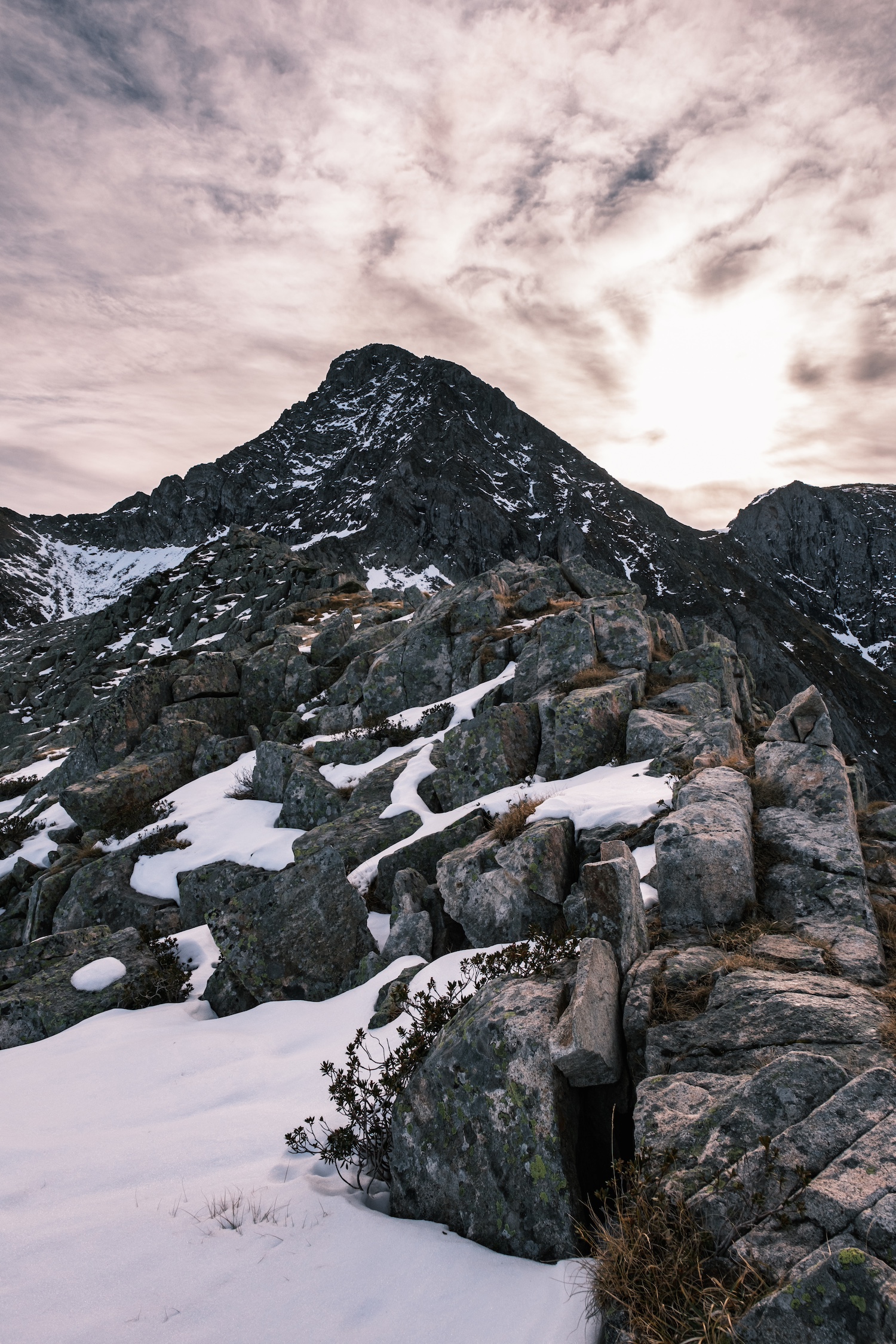 Mont Valier en boucle par le col de Pécouch