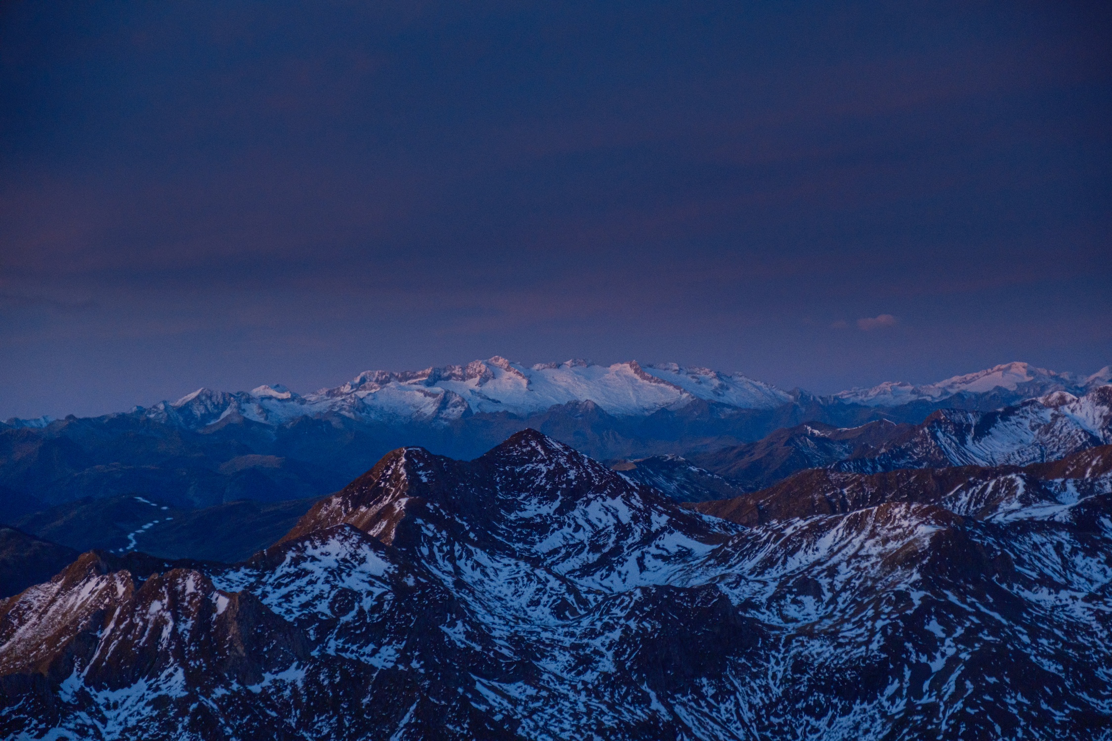 Panorama depuis le Mont Valier