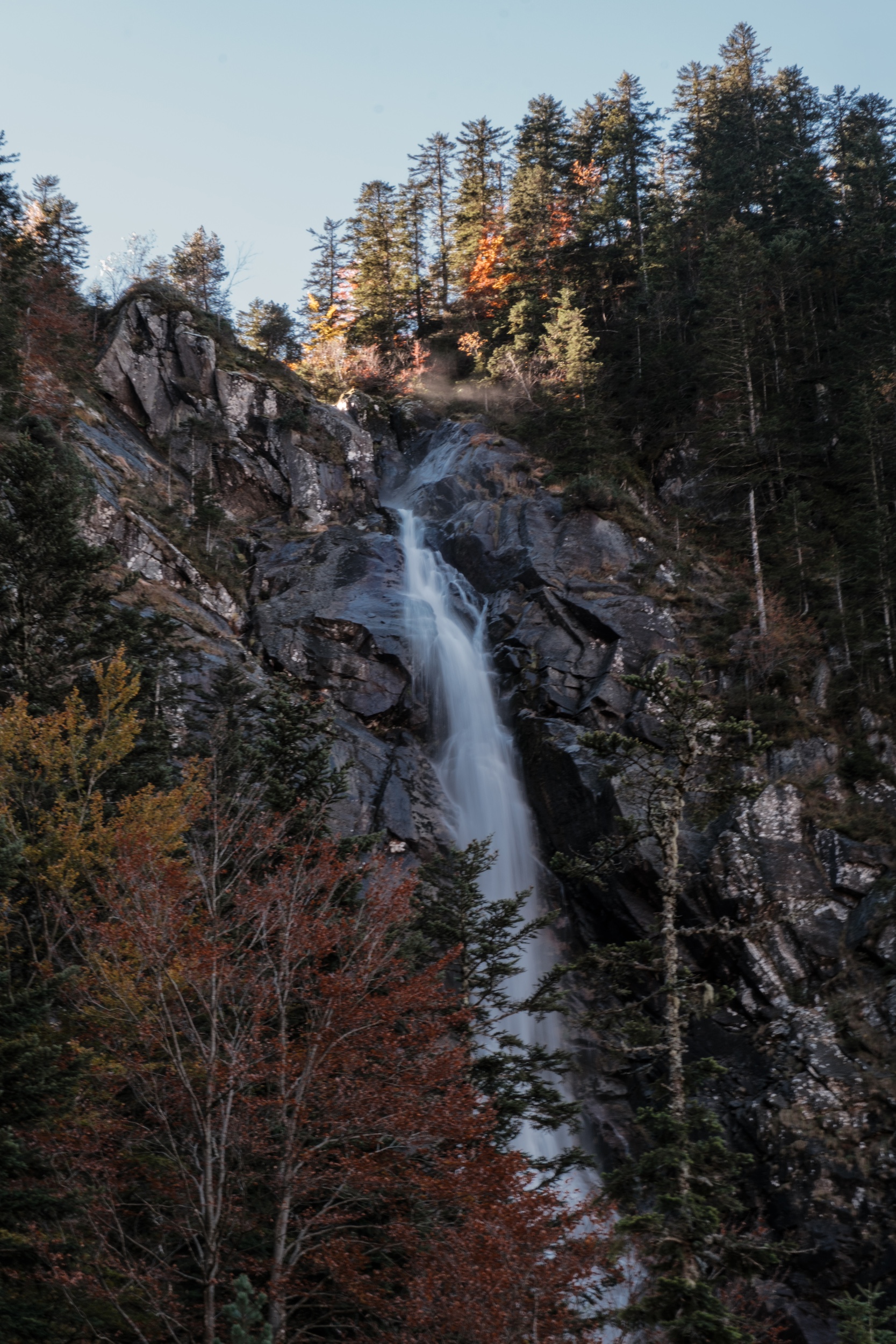cascade d'Ars randonnée en automne